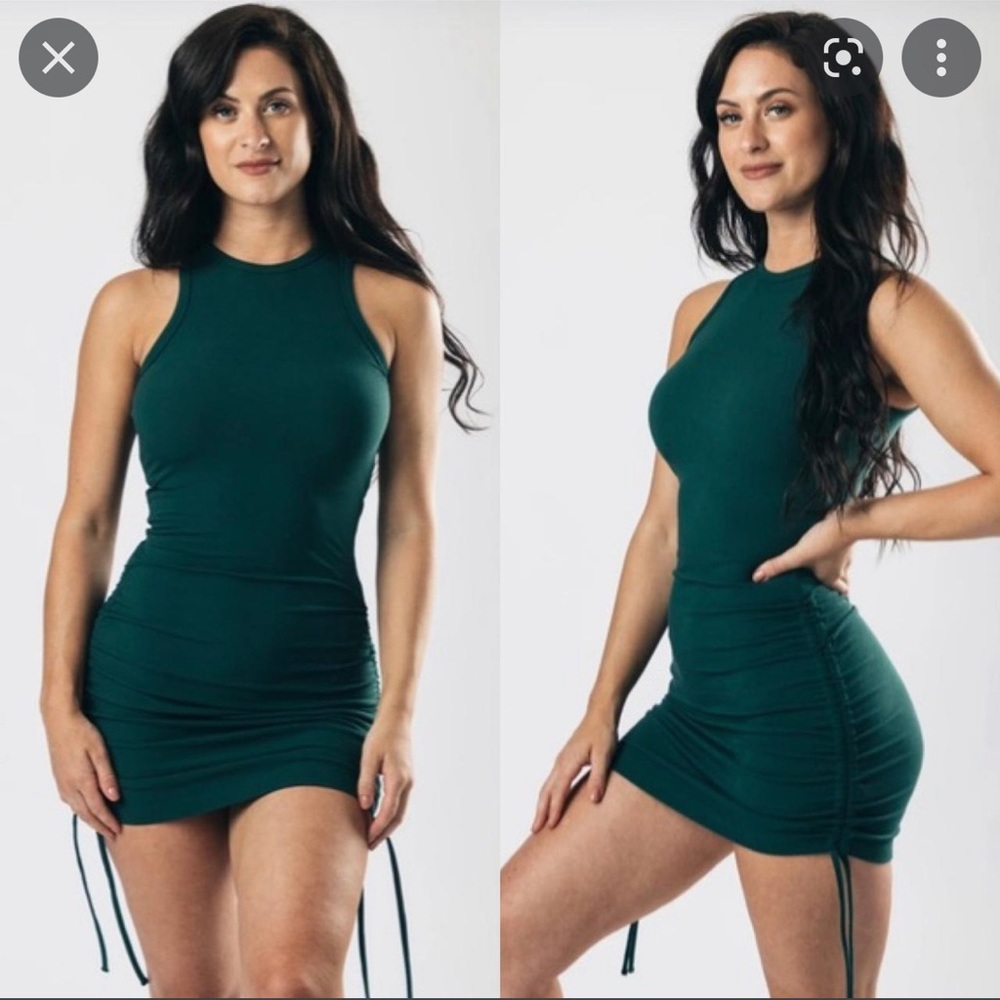 Alphalete monarch ribbed tank dress-Size large new-Sold out online